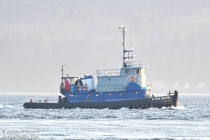 fish hawk (Towing vessel (tow>200)) - IMO , MMSI 367014080, Call Sign WDF2995 under the flag of United States (USA)