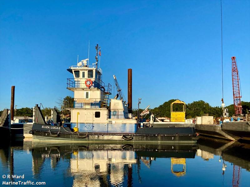 eliza lucas (Towing vessel) - IMO , MMSI 367376580, Call Sign WDE6154 under the flag of United States (USA)