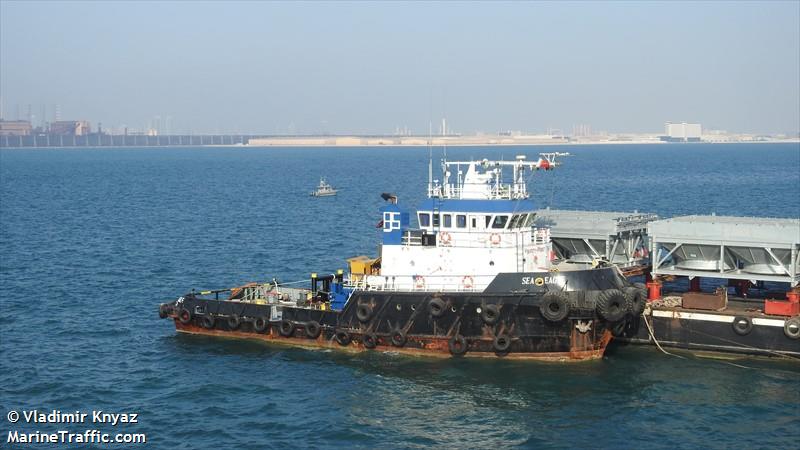 sea eagle (Tug) - IMO 9421037, MMSI 408815000, Call Sign A9D2896 under the flag of Bahrain