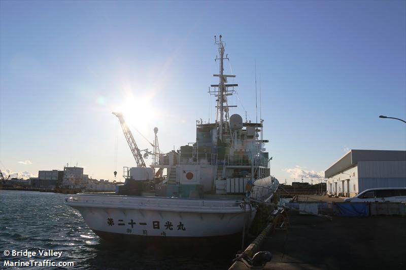 nikkomaru no21 (Fishing vessel) - IMO , MMSI 431828000, Call Sign JPWU under the flag of Japan