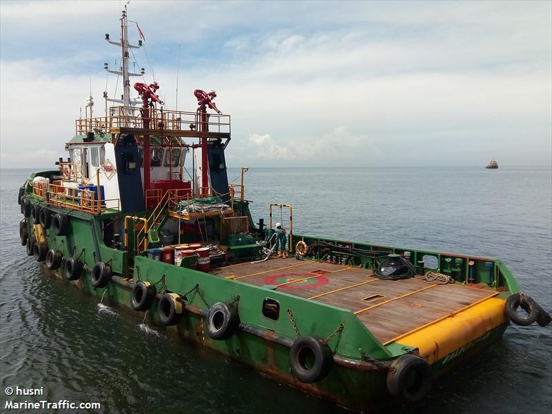 mv masa guardian (Offshore Tug/Supply Ship) - IMO 9687875, MMSI 525021102, Call Sign YDB6019 under the flag of Indonesia