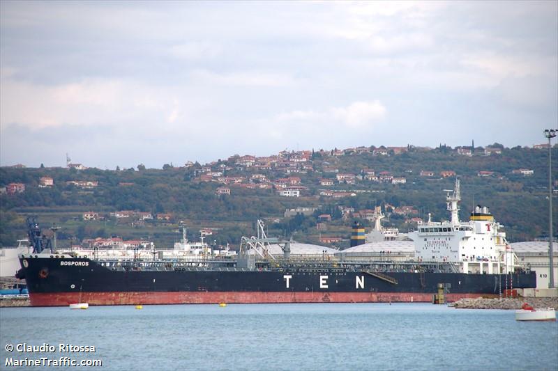 bosporos (Chemical/Oil Products Tanker) - IMO 9315903, MMSI 538008904, Call Sign V7A2889 under the flag of Marshall Islands