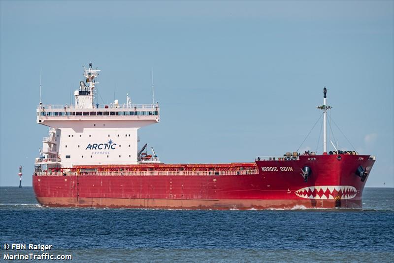 nordic odin (Bulk Carrier) - IMO 9687239, MMSI 538009297, Call Sign V7A4559 under the flag of Marshall Islands