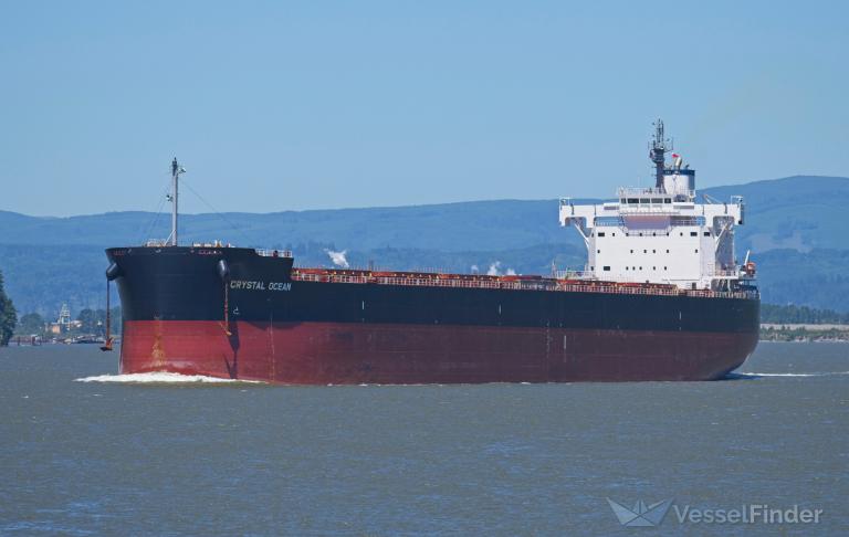 crystal ocean (Bulk Carrier) - IMO 9897913, MMSI 538009426, Call Sign V7A4721 under the flag of Marshall Islands