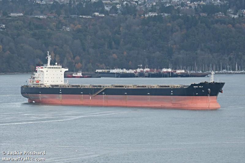 magic vela (Bulk Carrier) - IMO 9473327, MMSI 538009445, Call Sign V7A4753 under the flag of Marshall Islands