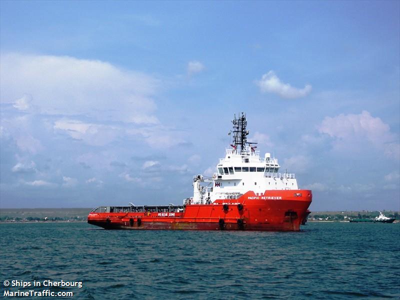 pacific retriever (Offshore Tug/Supply Ship) - IMO 9236810, MMSI 563125000, Call Sign S6GS4 under the flag of Singapore