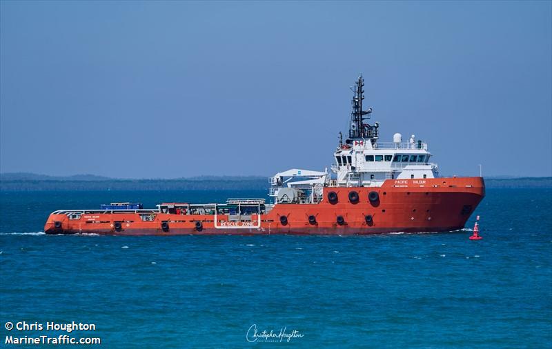 pacific valour (Offshore Tug/Supply Ship) - IMO 9443516, MMSI 563127700, Call Sign 9V2178 under the flag of Singapore
