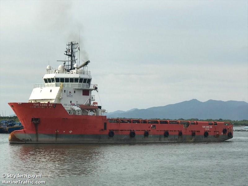 tan cang 66 (Offshore Tug/Supply Ship) - IMO 9334131, MMSI 574003680, Call Sign 3WXO7 under the flag of Vietnam