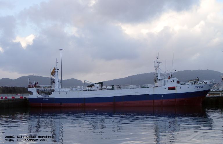 forcadela (Fishing Vessel) - IMO 7388190, MMSI 603100170, Call Sign D3P5384 under the flag of Angola