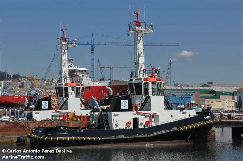 chiba 2 (Tug) - IMO 9280328, MMSI 605266428, Call Sign 7TZZ under the flag of Algeria