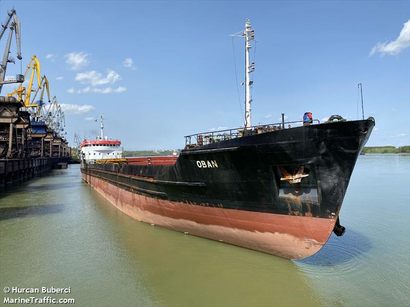 oban (General Cargo Ship) - IMO 8301852, MMSI 613003409, Call Sign TJMC146 under the flag of Cameroon