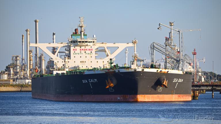 sea calm (Crude Oil Tanker) - IMO 9629378, MMSI 636020446, Call Sign D5ZG9 under the flag of Liberia