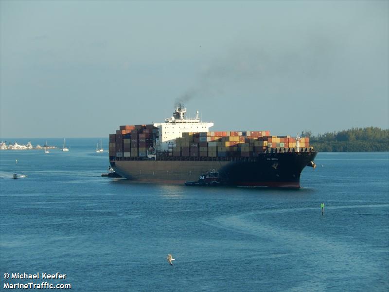 gsl maria (Container Ship) - IMO 9231236, MMSI 636020775, Call Sign 5LAQ8 under the flag of Liberia