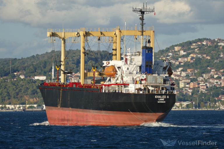 khaled a (General Cargo Ship) - IMO 9010046, MMSI 671025100, Call Sign 5VFQ9 under the flag of Togolese Rep