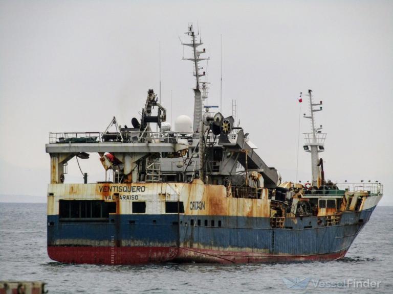ventisquero (Fishing Vessel) - IMO 9143324, MMSI 725000880, Call Sign CBVT under the flag of Chile