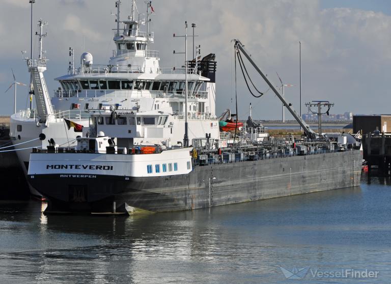 monteverdi (Tanker) - IMO , MMSI 205257090, Call Sign OT2570 under the flag of Belgium