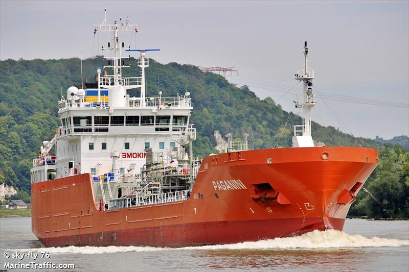 paganini (Chemical/Oil Products Tanker) - IMO 9866940, MMSI 210225000, Call Sign 5BUA5 under the flag of Cyprus