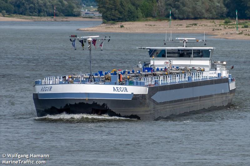 aegir (Tanker) - IMO , MMSI 211484420, Call Sign DD8245 under the flag of Germany