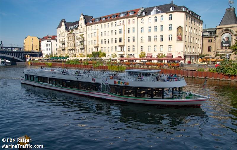 bellevue (Passenger ship) - IMO , MMSI 211762380, Call Sign DA5534 under the flag of Germany