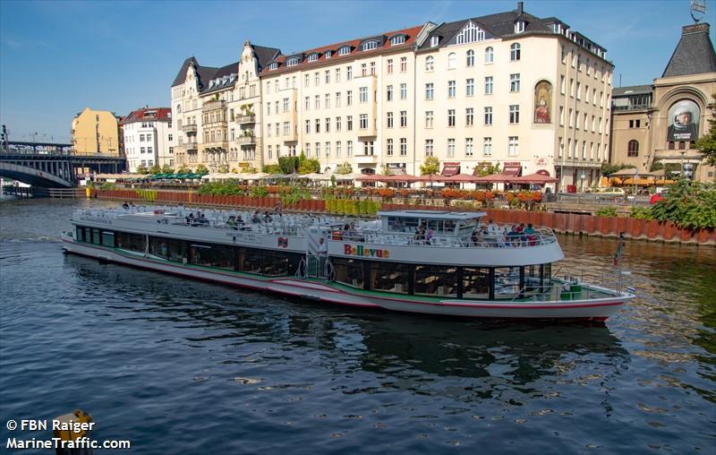 bellevue (Passenger ship) - IMO , MMSI 211762380, Call Sign DA5534 under the flag of Germany