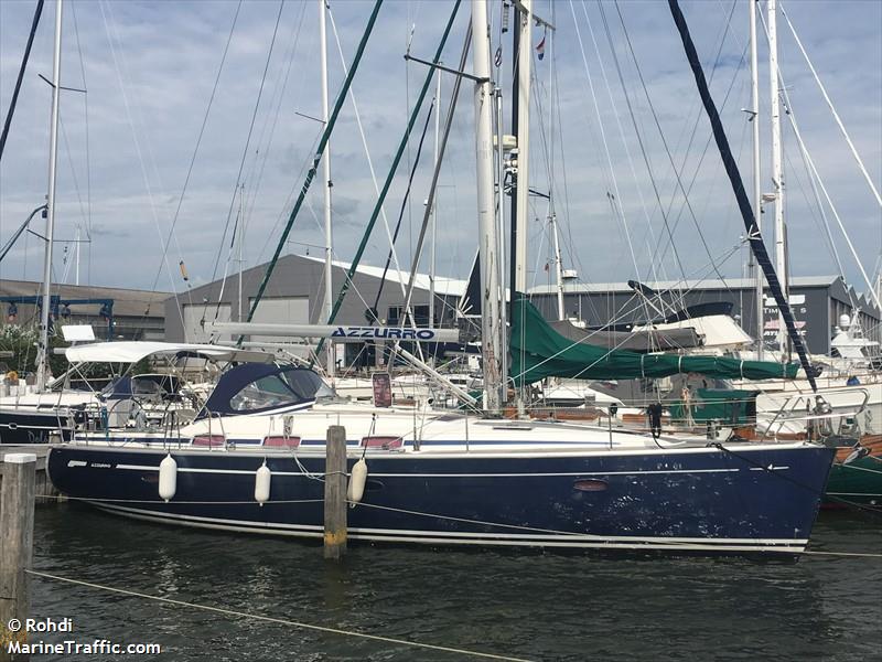 azzurro (Unknown) - IMO , MMSI 211806970, Call Sign DF3577 under the flag of Germany