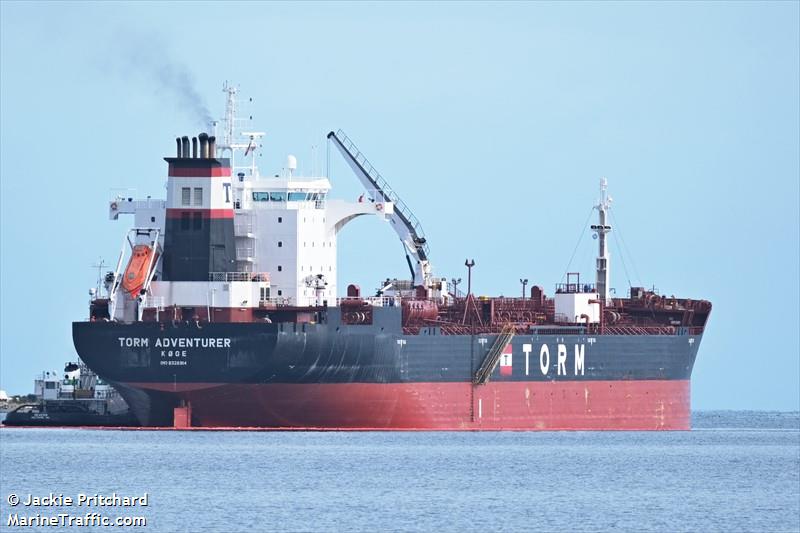 torm adventurer (Chemical/Oil Products Tanker) - IMO 9326914, MMSI 219028422, Call Sign OZMO2 under the flag of Denmark