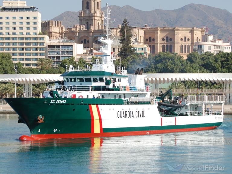 rio segura (Patrol Vessel) - IMO 9561174, MMSI 225008350, Call Sign EAAE under the flag of Spain