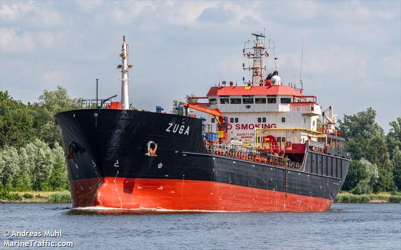 mt zuga (Chemical/Oil Products Tanker) - IMO 9405784, MMSI 229171000, Call Sign 9HA2654 under the flag of Malta