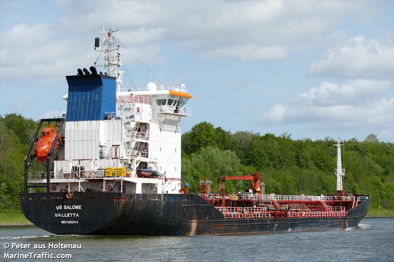 vs salome (Chemical/Oil Products Tanker) - IMO 9382114, MMSI 229262000, Call Sign 9HA5426 under the flag of Malta