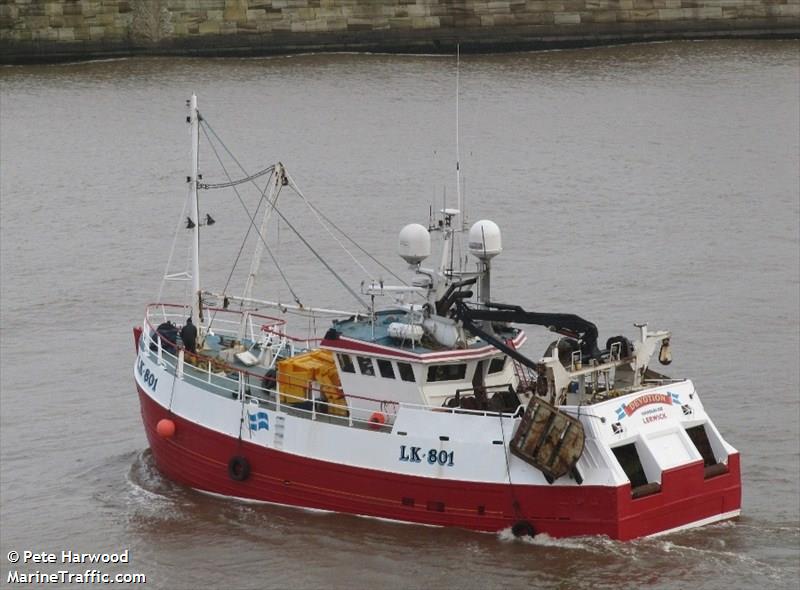 devotion (Fishing vessel) - IMO , MMSI 235002330, Call Sign MRVQ7 under the flag of United Kingdom (UK)