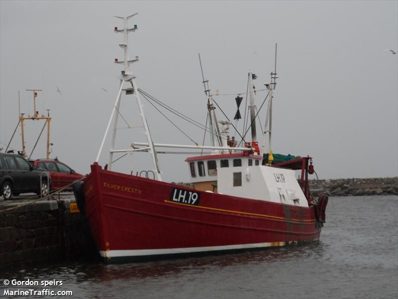 silver crest ii lh19 (Fishing vessel) - IMO , MMSI 235007493, Call Sign VQBJ5 under the flag of United Kingdom (UK)