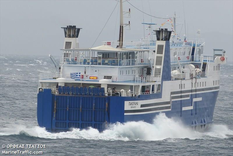 panorama (Passenger/Ro-Ro Cargo Ship) - IMO 8606044, MMSI 241133000, Call Sign SVAG5 under the flag of Greece