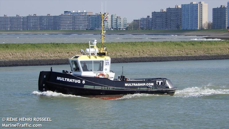 multratug 5 (Tug) - IMO , MMSI 245428000, Call Sign PDJH under the flag of Netherlands