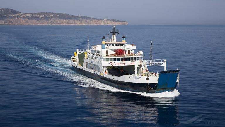 caronte (Passenger/Ro-Ro Cargo Ship) - IMO 7351264, MMSI 247054800, Call Sign IJMC under the flag of Italy