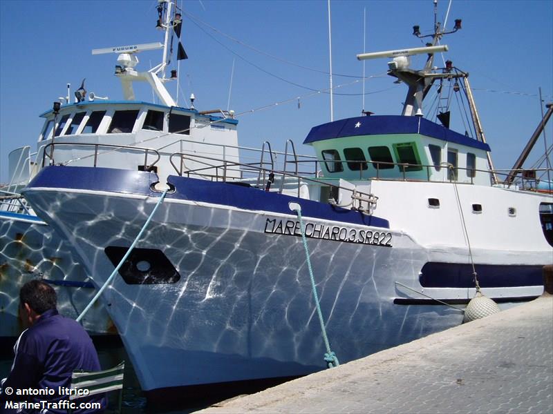 mare chiaro (Fishing vessel) - IMO , MMSI 247300760, Call Sign IVLQ under the flag of Italy