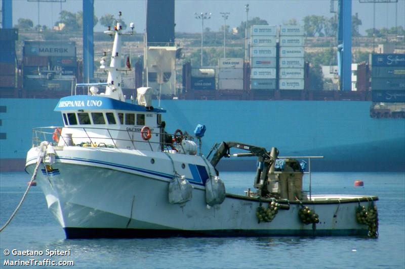 hispania uno (Fishing Support Vessel) - IMO 8658243, MMSI 248286000, Call Sign 9H9507 under the flag of Malta