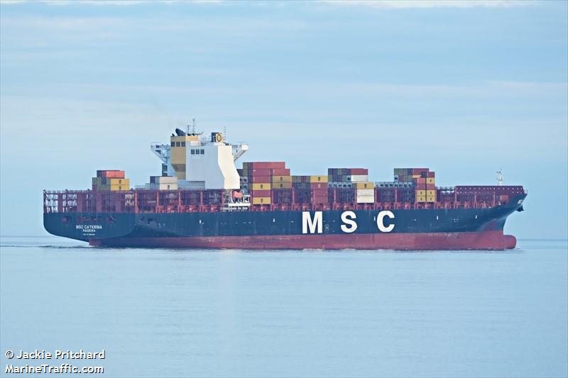 msc caterina (Container Ship) - IMO 9705005, MMSI 255806492, Call Sign CQEU9 under the flag of Madeira
