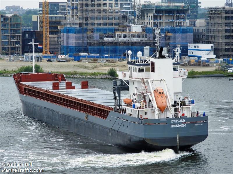 kvitsand (General Cargo Ship) - IMO 9313797, MMSI 257754000, Call Sign LANB8 under the flag of Norway