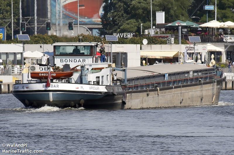 bondar (Cargo ship) - IMO , MMSI 261185310, Call Sign SR5310 under the flag of Poland
