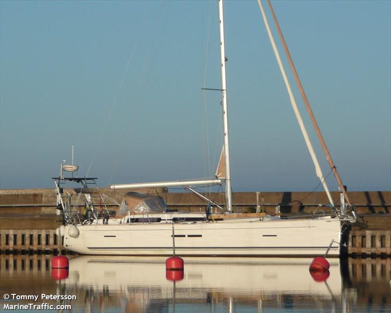 alyssia (Sailing vessel) - IMO , MMSI 265671140, Call Sign SFE4551 under the flag of Sweden