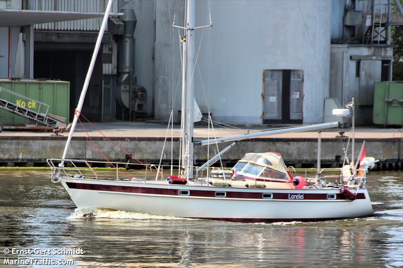 lorelei (Sailing vessel) - IMO , MMSI 269109480, Call Sign HBY5021 under the flag of Switzerland