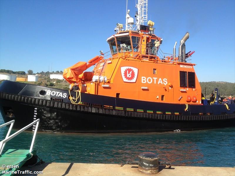 botas (Tug) - IMO 9633379, MMSI 271043341, Call Sign TCVJ8 under the flag of Turkey