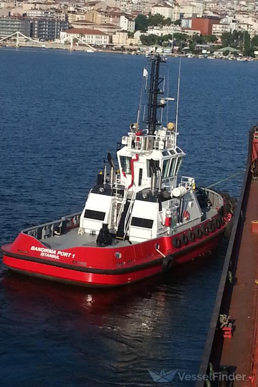 bandirma port 1 (Tug) - IMO 9722560, MMSI 271043802, Call Sign TCA3108 under the flag of Turkey