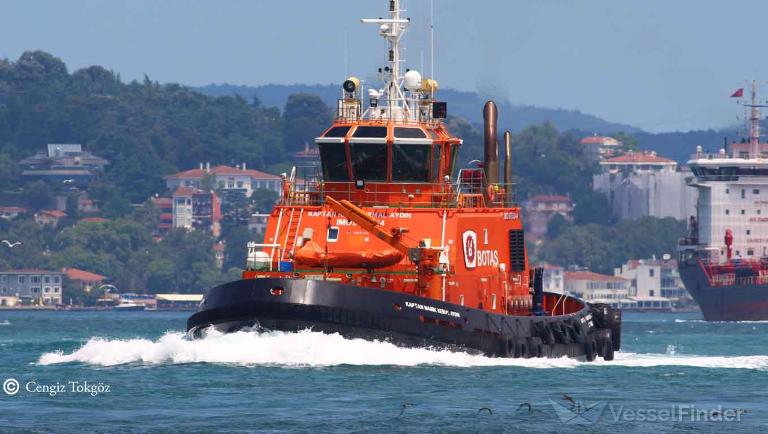 kaptan namik k.aydin (Tug) - IMO 9703344, MMSI 271043837, Call Sign TCA3147 under the flag of Turkey