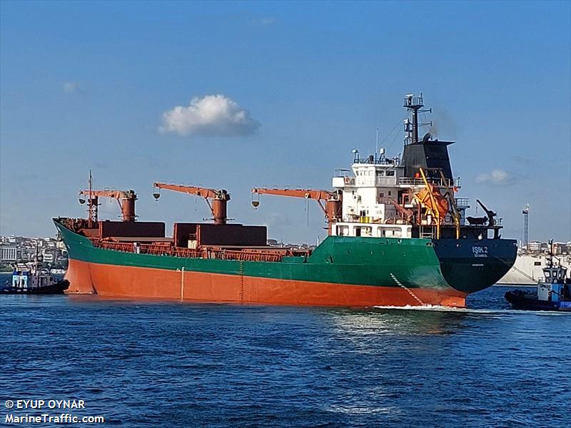 isik 2 (General Cargo Ship) - IMO 9037288, MMSI 271048779, Call Sign TCA6354 under the flag of Turkey
