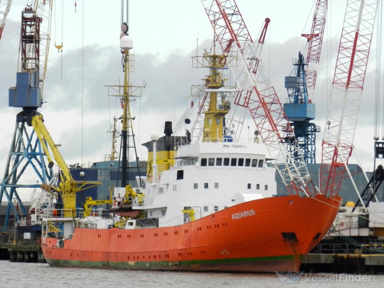 aquarius (Search & Rescue Vessel) - IMO 7600574, MMSI 273296530, Call Sign UBVV6 under the flag of Russia