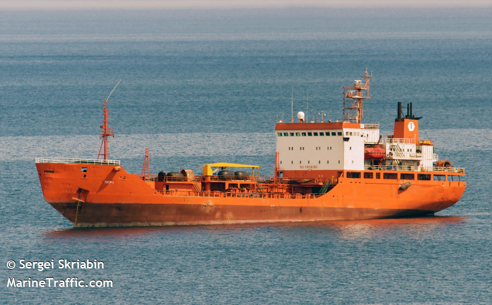 tigr1 (Oil Products Tanker) - IMO 8129618, MMSI 273440850, Call Sign UFFA under the flag of Russia