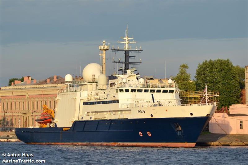 yantar (Research Vessel) - IMO 7524419, MMSI 273546520, Call Sign RMM91 under the flag of Russia
