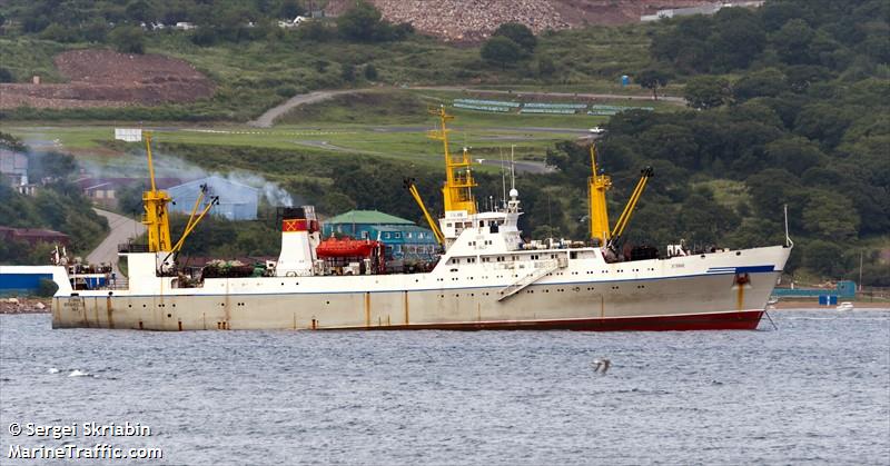eglaine (Fish Factory Ship) - IMO 8729652, MMSI 273825000, Call Sign UCFD under the flag of Russia