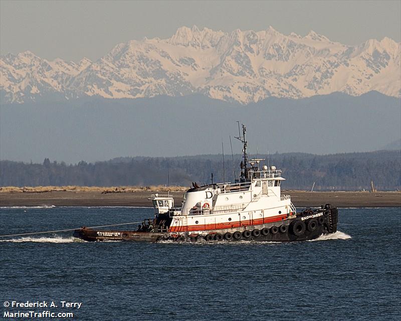 snohomish (Towing vessel (tow>200)) - IMO 7227384, MMSI 303465000, Call Sign WDB9022 under the flag of Alaska